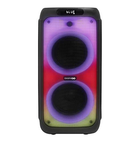Caixa de Som Portátil Partybox 2000, Modelo DW2000, Conexão Bluetooth Versão 5.0, Cor Preta, Daewoo