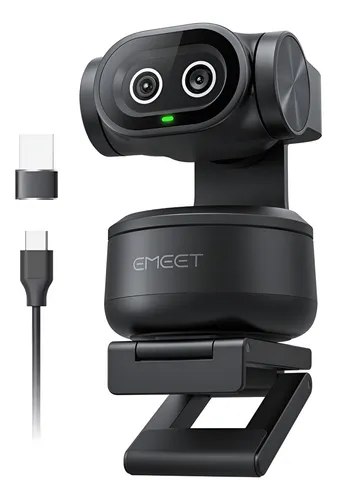 Emeet PIXY 4k Ai Tracking Autofoco Dual Webcam 300 Ptz Camera Para Pc Ferroso