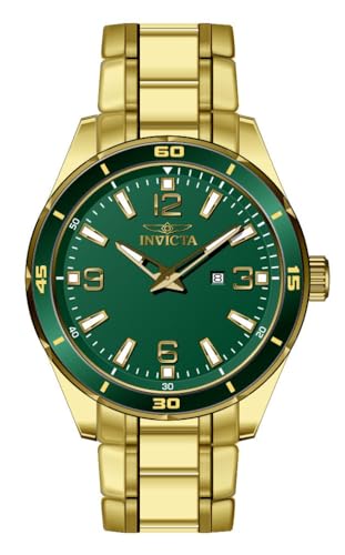 Invicta Relógio Masculino Pro Diver 44 mm Aço Inoxidável Quartzo, Dourado (Modelo: 46675), Dourado, Tendência