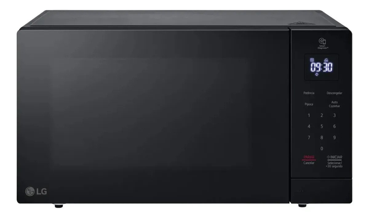 Micro-ondas NeoChef LG 30L Preto Limpa Fácil