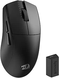 Mouse Gamer Redragon King Pro 4K PAW3395 4000Hz Polling Rate Sem Fio Bluetooth USB-C Preto M916-PRO-4K