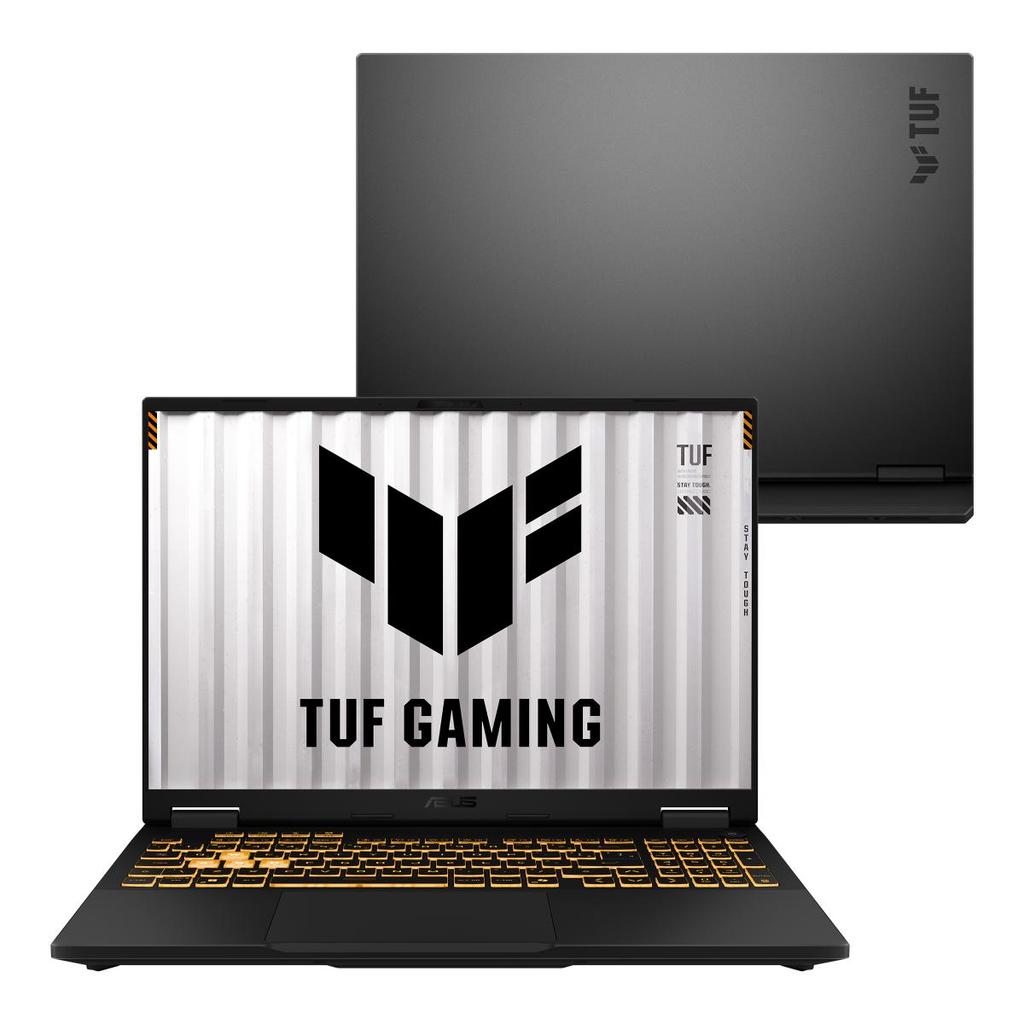 Notebook ASUS TUF Gaming F16 RV298 Intel i5 14a, NVIDIA RTX 5060, 16GB, 512GB SSD, KeepOS, 16" LED FHD nível IPS 165 Hz