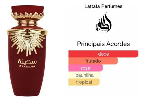 Perfume Sakeena Lattafa Edp Feminino 100ml Original